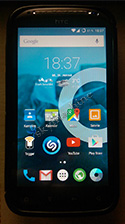 HTC Sensation - Startbildschirm