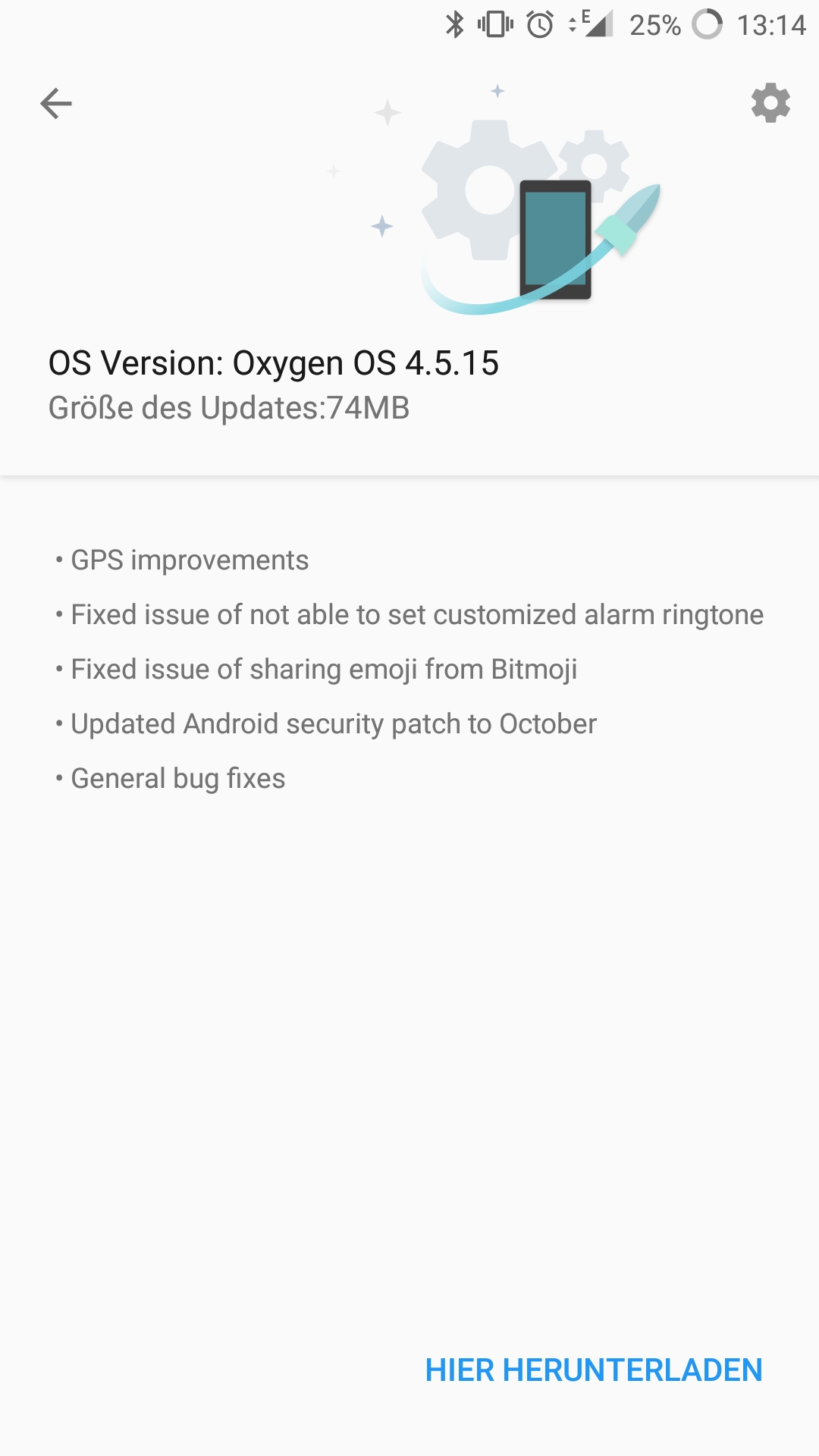 Oneplus 5 Update 4.5.15