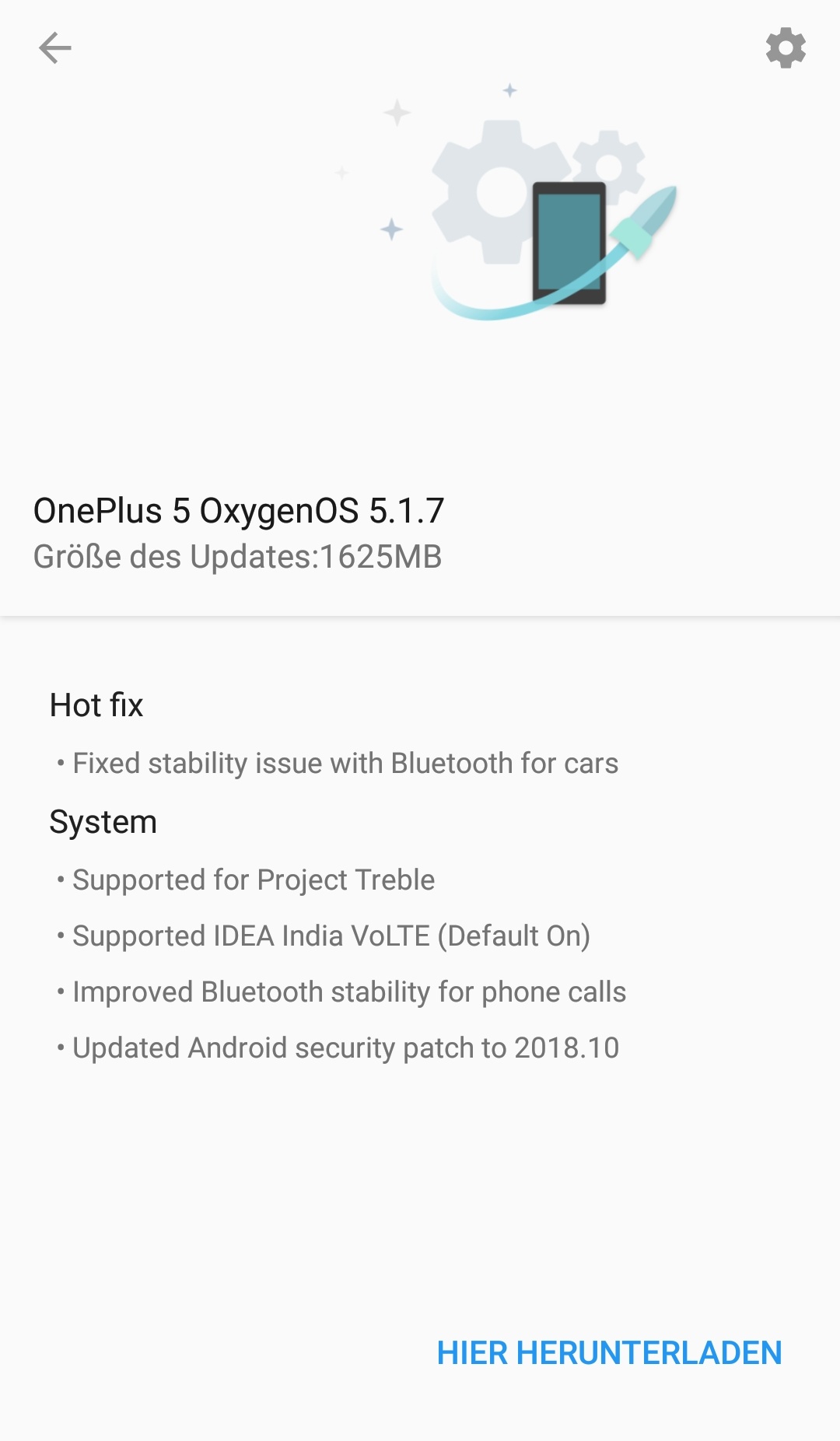 Oneplus 5 - OxygenOS 5.1.7