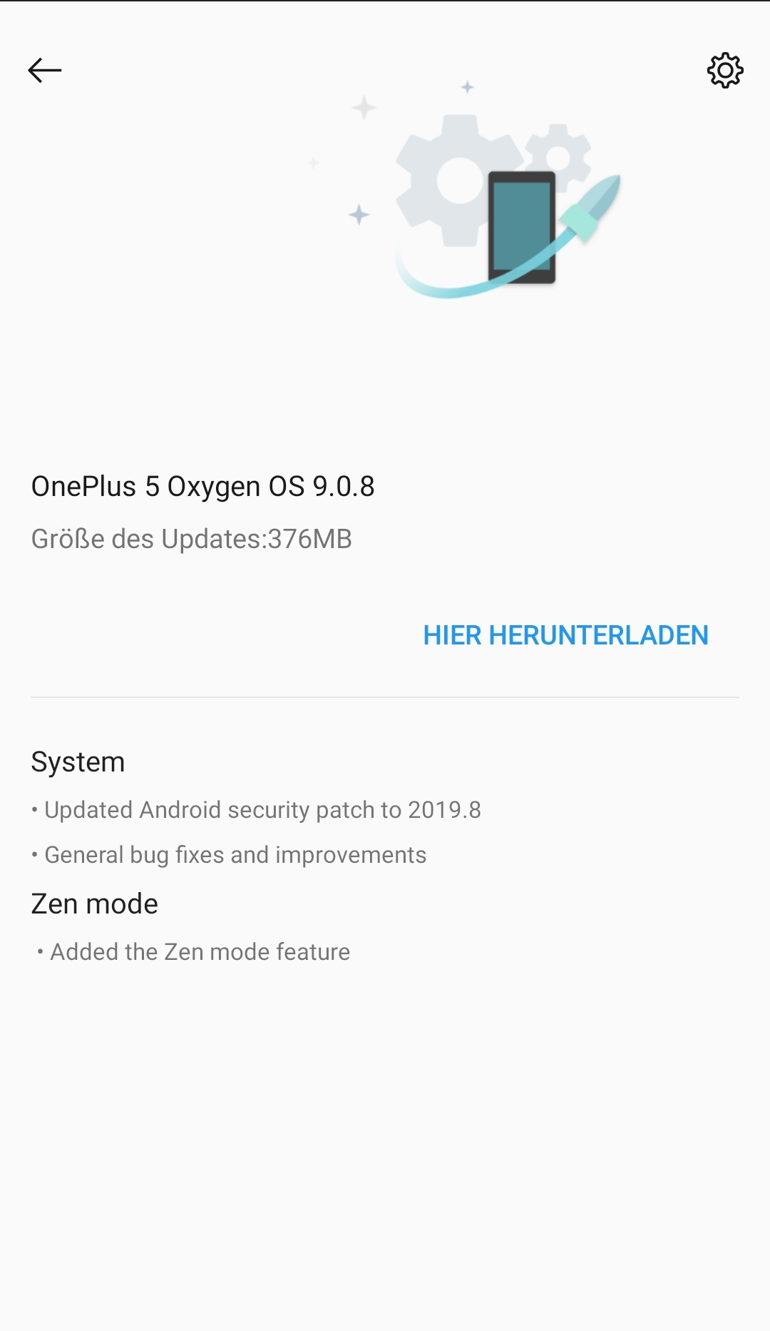 Oneplus 5 - OxygenOS 9.0.8