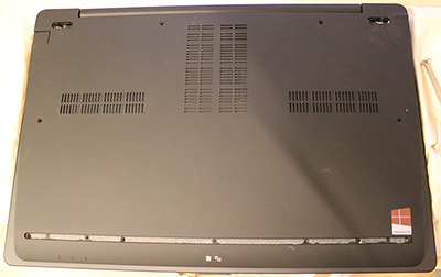 Sony Ultrabook - Unterseite