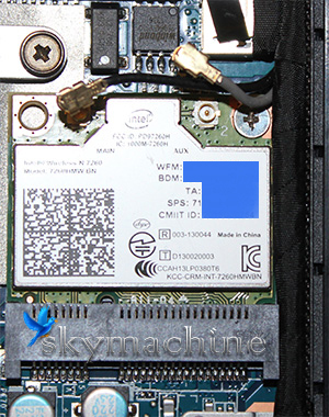 Verbaute PCIe Karte